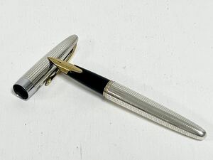 1h PILOT パイロット 万年筆 Elite エリート STERLING SILVER スターリング シルバー ペン先 18K 750 文房具 筆記用具