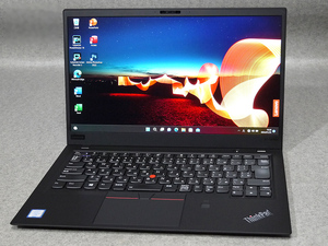 Lenovo X1 Carbon Core i5-1.7GHz(8350U) 14インチ 8GB/SSD128G●OFFICE●動作良好きれい