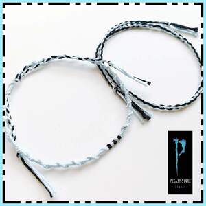 [ free shipping ] anklet mi sun ga3ps.@ line 2 pcs set men's Monstar ice blue 