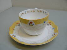 29289●【ペア カップ&ソーサー】Noritake (ノリタケ) TRUE LOVE (トゥルーラブ) 2客セット_画像9