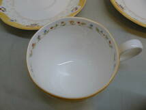 29289●【ペア カップ&ソーサー】Noritake (ノリタケ) TRUE LOVE (トゥルーラブ) 2客セット_画像5