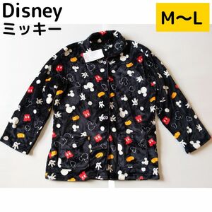 M~Lサイズ《新品》Disney ミッキー ボア ジャケット パジャマ上 ルームウェア 起毛 フリース あったか 冬 ディズニー