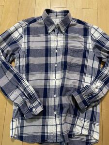 uniform experimentチェックネルシャツ XL (サイズ4)ネイビー
