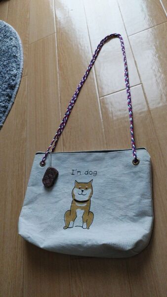 ハンドメイド ショルダーバッグ 柴犬