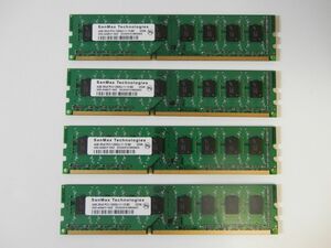 SanMax デスクトップPC用メモリ 16GB(4GBx4) DDR3-1600 PC3-12800 2Rx8