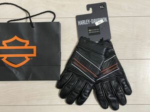 未使用 ハーレーダビッドソン HARLEY DAVIDSON　レザーグローブXL　本革