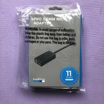 未開封新品 GoPro用 マイクアダプター AAMIC-001 プロ3.5mm GoPro公式品_画像3