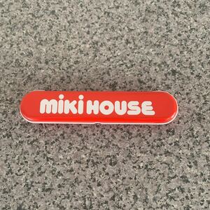 新品未使用　昭和レトロ　MIKI HOUSE　ミキハウス 赤黒色鉛筆2本　缶ペン　