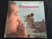 ★Perry Como / It's Impossible US盤LP★Qsjn1★ _画像1