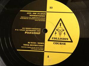 ★Collision Course 12EP ★Qsjn2★ Anti - Pop Ft. Apani, DJ Scud / Nomex, Rubberoom, Bomb 20