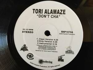 ★Tori Alamaze / Don't Cha / Get Away 12EP ★Qsjn4★ Rockhill Productions RHP1970