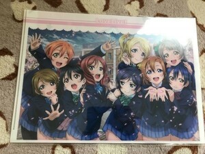 d031クリアファイル　ラブライブ! μ's official book　ゲーマーズ特典　海未 穂乃果　ことり 絵里 希 にこ 花陽 凛 真姫