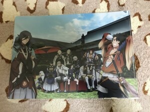 d051クリアファイル　活撃 刀剣乱舞 ufotable 徳島城博物館 鐵華繚乱 原画展 陸奥守吉行 和泉守兼定 鶴丸国永 堀川国広 蜻蛉切 薬研藤四郎