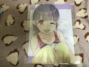 d037クリアファイル　14歳とイラストレーター　溝口ケージ　/NtyPe　特典　非売品3　青春ブタ野郎　チアガール