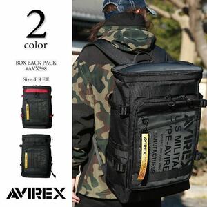 ☆ Весна / зима Последняя работа Avirex Abirex Box Rackpack рюкзак AVX598 Black ☆