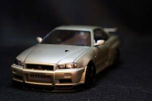 タミヤ ニッサンR34 スカイライン GT-R 完成品　1/24