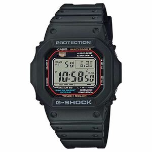 CASIO G-SHOCK GW-M5610-1JF タフソーラー 電波受信 電波ソーラー マルチバンド6 スクウェア ブラックGショック 