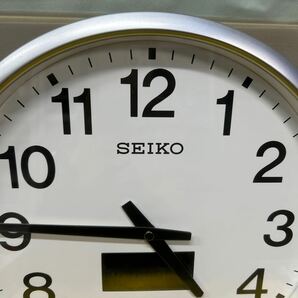 SEIKO セイコー 壁掛け時計 アナログ 掛け時計 電波時計 ソーラー ソーラー時計 SF242S 1.0kgの画像2