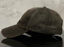 【未使用品】40F クール★JOHN DEERE ジョン・ディア キャップ 帽子CAP クールなブラウンのコーティング素材とロゴデザイン《FREEサイズ》_画像4
