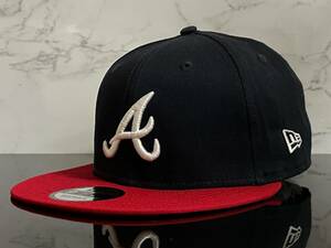 【未使用品】32F★NEW ERA ニューエラ 9FIFTY×MLB アトランタ ブレーブス Atlanta Braves コラボキャップ 帽子CAP《MEDIUM-LARGE サイズ》