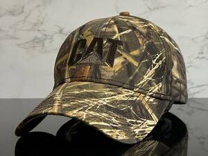 【未使用品】40A★Caterpillar CAT キャタピラー キャップ CAP 帽子 DRI・DUCK製のコットン素材にREALTREE製ウット系迷彩柄《FREEサイズ》