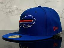 【未使用品】51A★NEW ERA ニューエラ 59FIFTY×NFL バッファロー・ビルズ Buffalo Bills コラボキャップ 帽子 CAP《SIZE 7 1/8・56.8㎝》_画像1