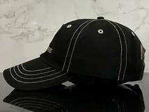 【未使用品】48D クール★JOHN DEERE ジョン・ディア キャップ 帽子CAP クールなブラックのコットン素材にライトグレーロゴ《FREEサイズ》_画像4