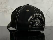 【未使用品】48D クール★JOHN DEERE ジョン・ディア キャップ 帽子CAP クールなブラックのコットン素材にライトグレーロゴ《FREEサイズ》_画像6