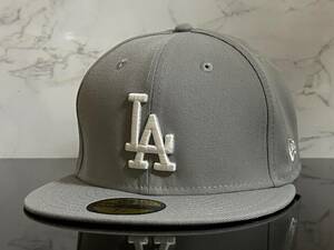 【未使用品】41C★NEW ERA ニューエラ 59FIFTY×MLB ロサンゼルス ドジャース Los Angeles Dodgers コラボ キャップ《SIZE 7・55.8㎝》