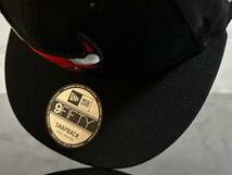 【未使用品】44D★NEW ERA ニューエラ 9FIFTY×NBA シカゴ ブルズ Chicago Bulls コラボ キャップ 帽子 Michael Jordan《S-M FREEサイズ》_画像9