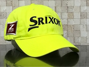 【未使用品】262F★SRIXON ZーSTAR スリクソン ゴルフ キャップ 帽子 お洒落なライトグリーンのコットン素材《FREEサイズ》松山英樹