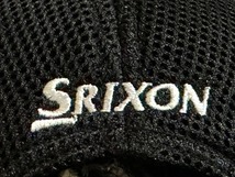 【未使用品】36E 上品★SRIXON ZーSTAR スリクソン ゴルフ キャップ 上品で高級感のあるブラックにシリーズロゴ♪《FREEサイズ》松山英樹_画像8