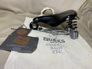 ★ BROOKS ブルックス B135 レザーサドル ダブルスプリング ★