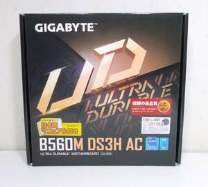 即決　ほぼ未使用　GIGABYTE　B560M DS3H AC　LGA1200　WiFi搭載　MicroATX　マザーボード　動作保証　送料無料