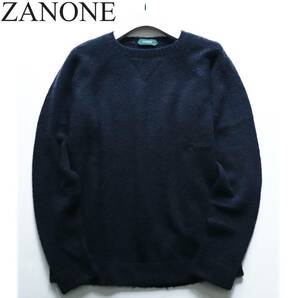 《ZANONE ザノーネ》新品 定価39,600円 イタリア製 ブークレ編み ７ゲージウールニット セーター 46(M)A9324