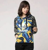 adidas originals × The Farm Company アディダス ファーム コラボ 花柄 プルオーバーパーカー Lサイズ / jeremy scott rita ora_画像2