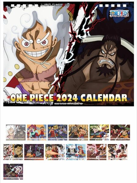 ONE PIECE 2024年 卓上カレンダー