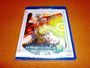 中古BD 【ダンジョンに出会いを求めるのは間違っているだろうかIV(第4期)】パート2　12-22話BOX！北米版ブルーレイ ダンまち