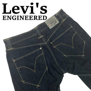 Levis リーバイス エンジニアード EJ012-00 W30 (約76cm) 濃紺 レギュラー 初期 立体裁断 デニムパンツ メンズ ジーンズ