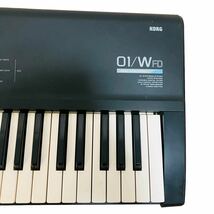 【1円スタート】名機 KORG コルグ シンセサイザー 01/wfd 61鍵盤 キーボード ワークステーションシンセサイザー 楽器 フロッピー 1スタ_画像3