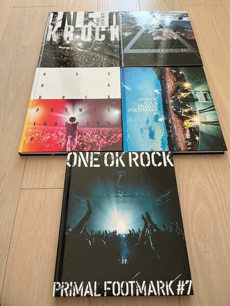 ONE OK ROCK PRIMAL FOOTMARK #3-#7 5冊セット