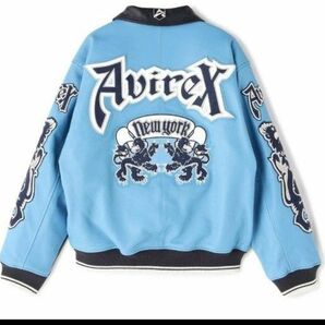 AVIREX アビレックス レザー varsity スタジャン2Xl 革ジャン XXL那須川天心 着