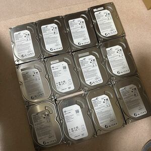 12枚セット【送料無料/動作保証/使用0時間/AVコマンド対応】Seagate 500GB 薄型　ST3500312CS 3.5インチHDD SATA 