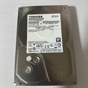 Z334:（動作保証/AVコマンド対応/使用0時間）SATA 3.5インチHDD 3TB 3000GB TOSHIBA DT01ABA300V