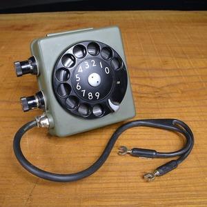 スウェーデン軍放出品 ロータリー式ダイヤル 野戦電話用 通信機器 フィールドフォン military フィールドテレフォン