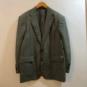 CHAPS-RALPH LAUREN/チャップス ラルフローレン 長袖 千鳥格子柄テーラードジャケット グレー グリーン メンズ 日本製