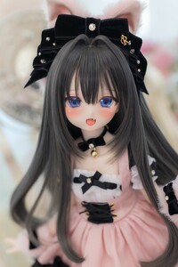 ディーラー様 ロンシュカ インテークロング フレンチグレー ウィッグ 9インチ 9inch MDD DD SD ボークス ドルフィードリーム imomodoll