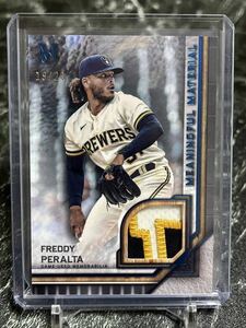 mlb 2023 museum collection FREDDY PERALTA meaningful material relic card patch /20