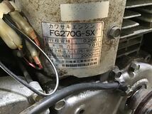エンジン　カワサキ　パーツ　セル　FG270GSX 始動確認済み　中古　本体　川崎　部品取り　農機具　除雪機_画像6