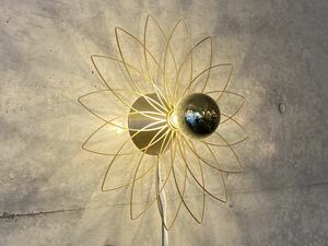 sunflower wall lamp(検 ミッドセンチュリー,ブラケットライト,midcentury,サンフラワークロック,スプートニク,ジョージネルソン,パントン